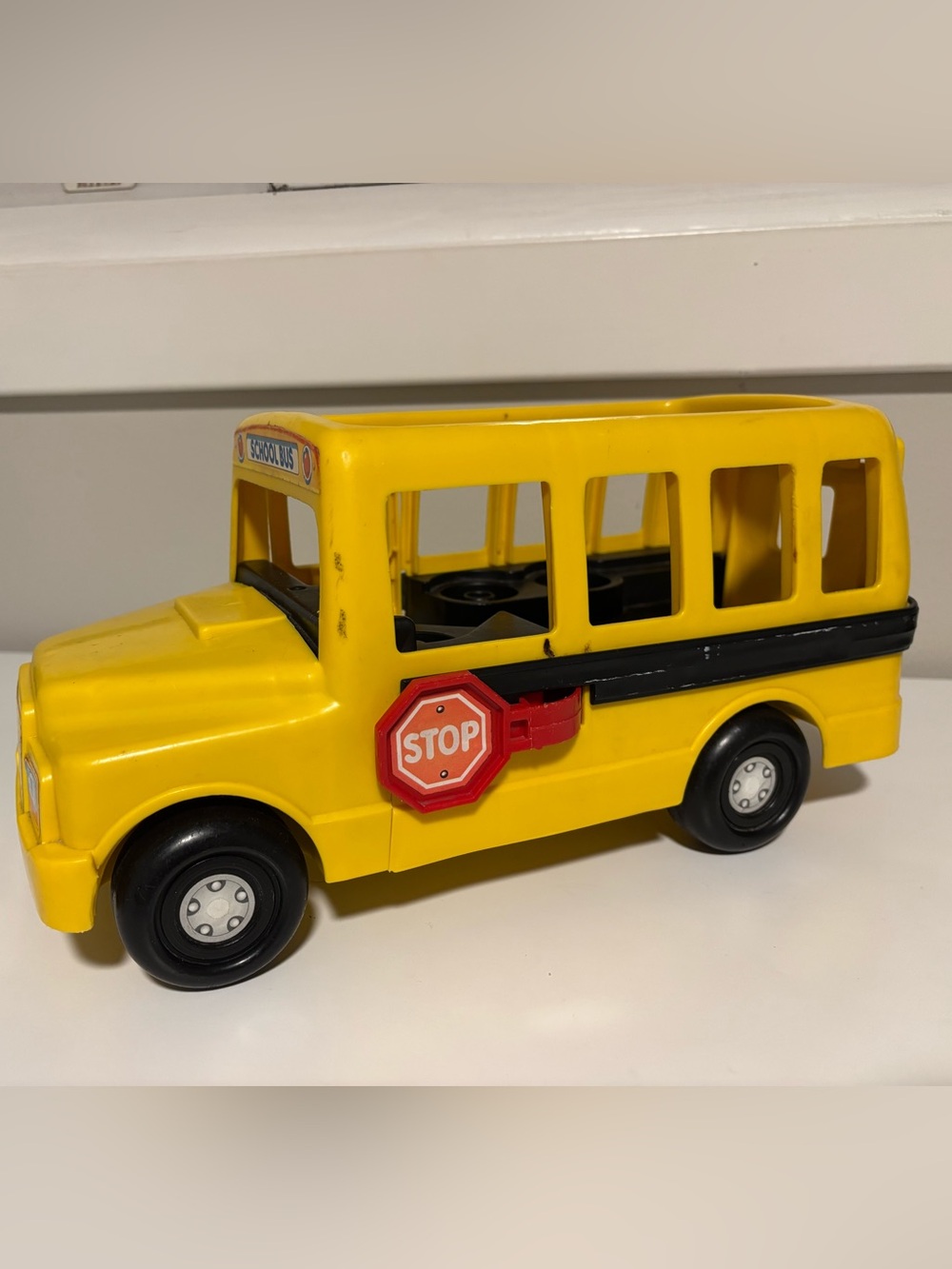 Vintage little people school bus